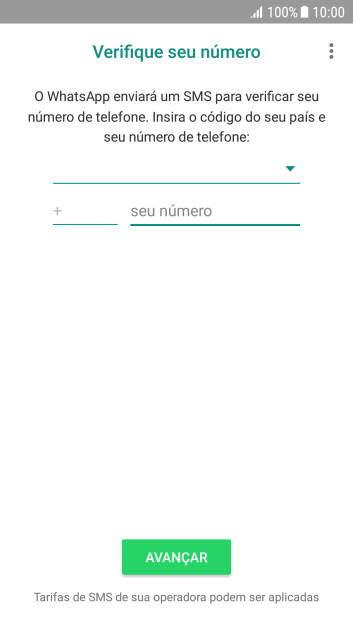 Pressione a lista suspensa. Pressione a lista suspensa.