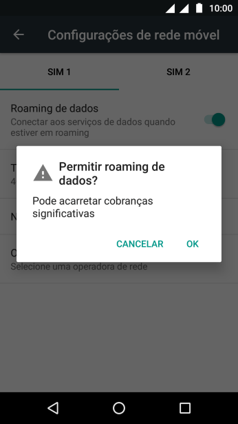 Se você quiser ativar a função, deve pressionar OK. Se você quiser ativar a função, deve pressionar OK.