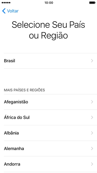 Pressione o país ou região desejados. Pressione o país ou região desejados.