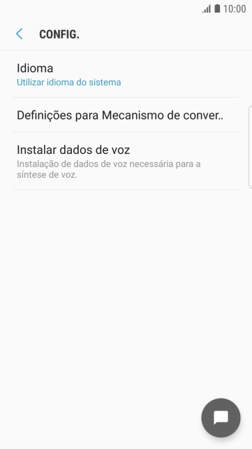 Pressione Definições para Mecanismo de conver..., e siga as indicações da tela para selecionar as configurações desejadas. Pressione Definições para Mecanismo de conver..., e siga as indicações da tela para selecionar as configurações desejadas.