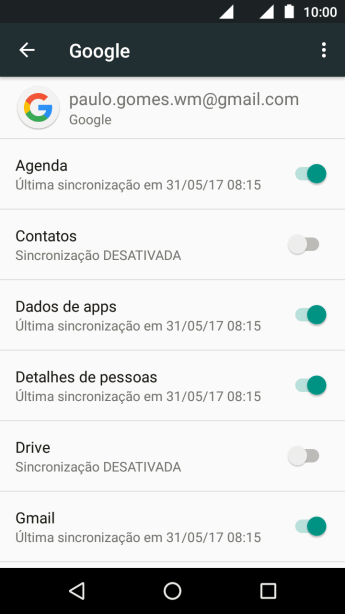 Pressione o indicador ao lado de Pressione o indicador ao lado de