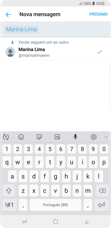 Pressione PRÓXIMO. Pressione PRÓXIMO.