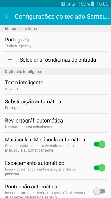 Pressione Selecionar os idiomas de entrada. Pressione Selecionar os idiomas de entrada.