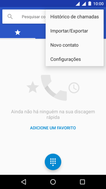 Pressione Configurações. Pressione Configurações.
