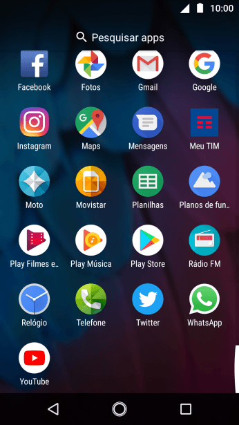 Pressione Play Store. Pressione Play Store.