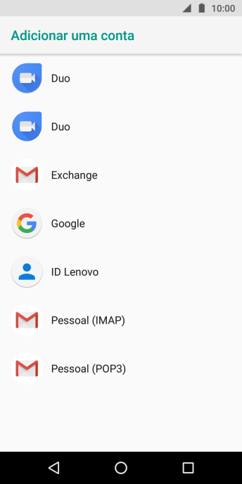 Pressione Pessoal (IMAP). Pressione Pessoal (IMAP).