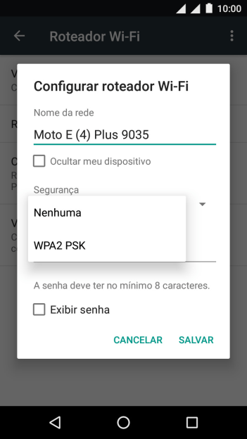 Pressione WPA2 PSK para proteger seu Roteador Wi-Fi com uma senha. Pressione WPA2 PSK para proteger seu Roteador Wi-Fi com uma senha.