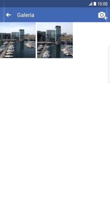 Pressione a foto ou o vídeo desejado. Pressione a foto ou o vídeo desejado.