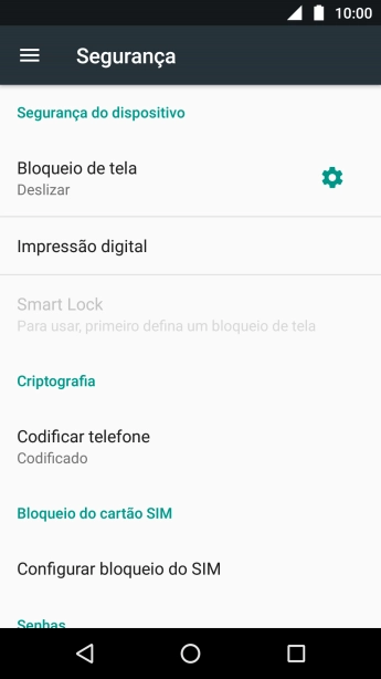Pressione Impressão digital. Pressione Impressão digital.
