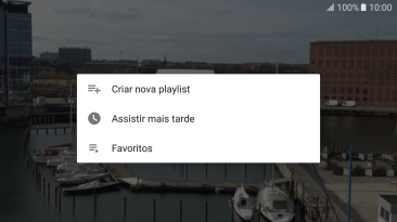 Pressione a lista de reprodução desejada. Pressione a lista de reprodução desejada.