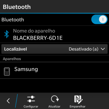 Pressione o dispositivo Bluetooth desejado, e siga as instruções da tela para conectar o dispositivo ao seu celular. Pressione o dispositivo Bluetooth desejado, e siga as instruções da tela para conectar o dispositivo ao seu celular.