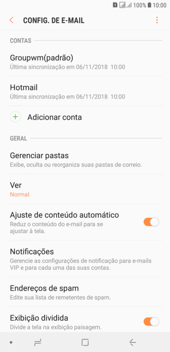 Pressione Notificações. Pressione Notificações.