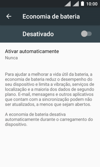 Pressione o indicador para ativar a função. Pressione o indicador para ativar a função.