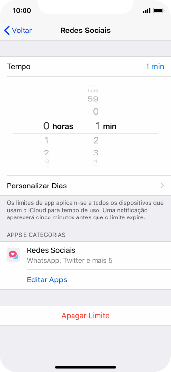 Pressione Personalizar Dias. Pressione Personalizar Dias.