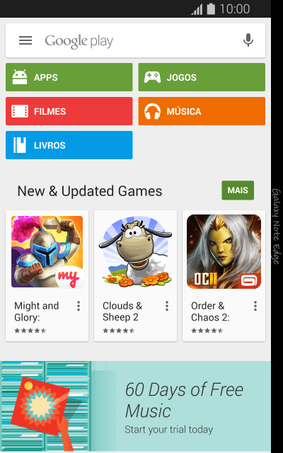 Pressione Google play. Pressione Google play.