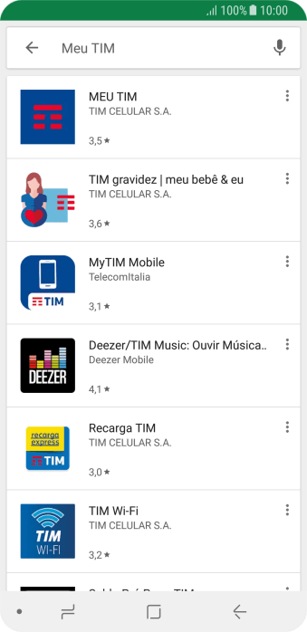 Pressione MEU TIM. Pressione MEU TIM.