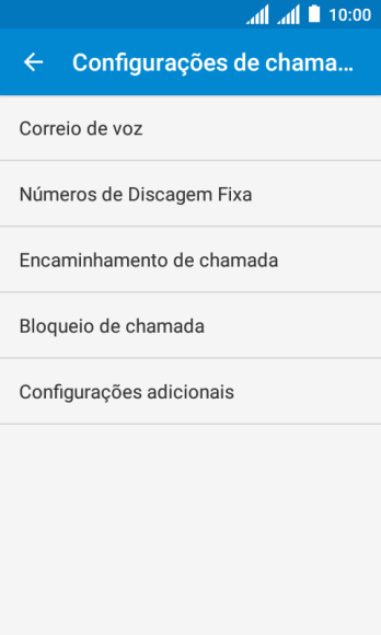 Pressione Encaminhamento de chamada. Pressione Encaminhamento de chamada.