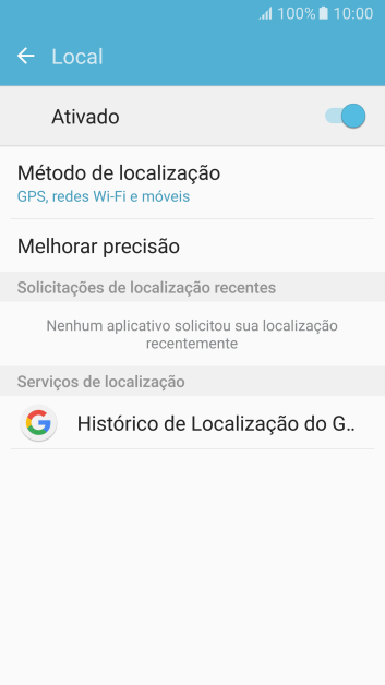 Pressione Método de localização. Pressione Método de localização.
