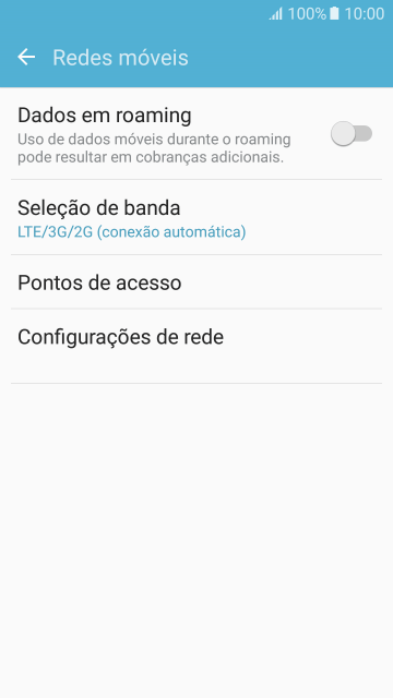 Pressione Pontos de acesso. Pressione Pontos de acesso.