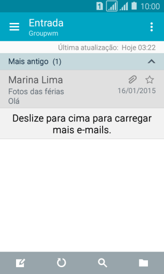 Deslize para a direita a partir do lado esquerdo da tela. Deslize para a direita a partir do lado esquerdo da tela.