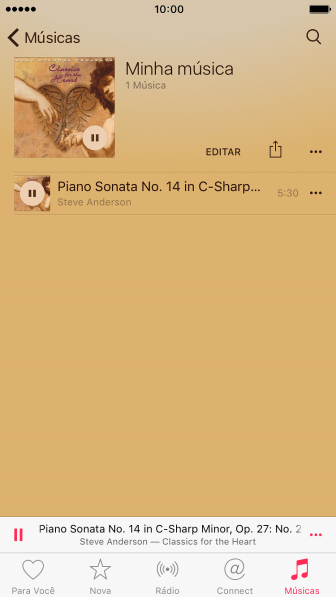 Pressione as reticências ao lado do título da música. Pressione as reticências ao lado do título da música.