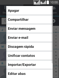 Pressione Importar/Exportar. Pressione Importar/Exportar.