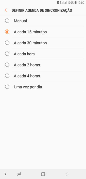 Pressione a configuração desejada. Pressione a configuração desejada.