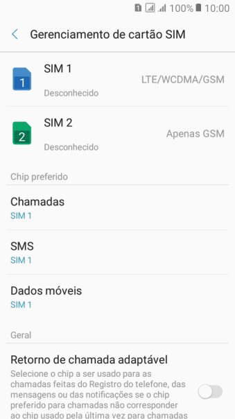 Pressione o chip desejado. Pressione o chip desejado.