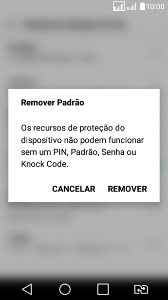 Pressione REMOVER. Pressione REMOVER.