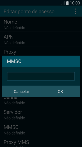 Digite http://mms.tim.br e pressione OK. Digite http://mms.tim.br e pressione OK.