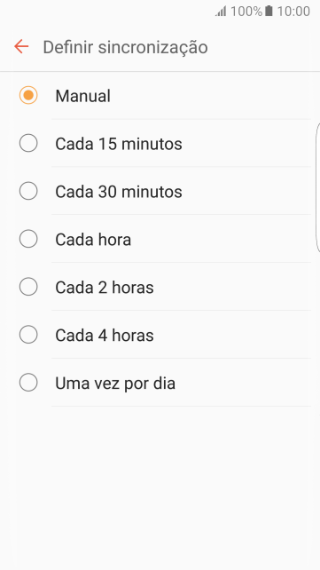 Pressione a configuração desejada. Pressione a configuração desejada.