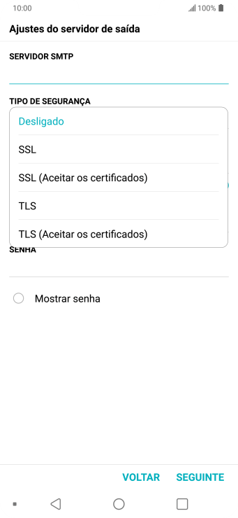 Pressione Desligado para desativar a função. Pressione Desligado para desativar a função.