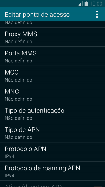 Pressione Proxy MMS. Pressione Proxy MMS.