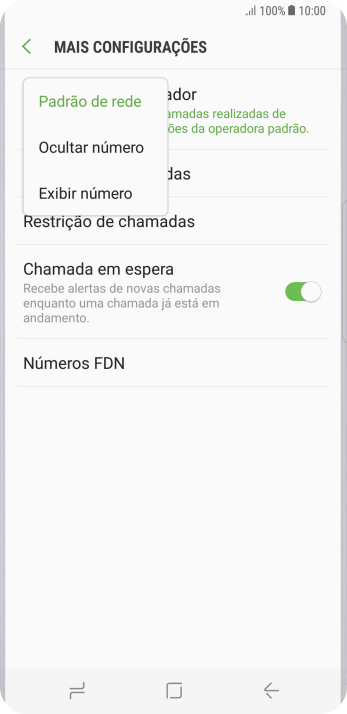 Pressione Exibir número para ativar a identificação do seu número. Pressione Exibir número para ativar a identificação do seu número.