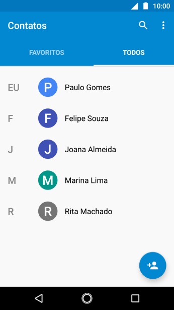 Pressione o ícone de menu. Pressione o ícone de menu.