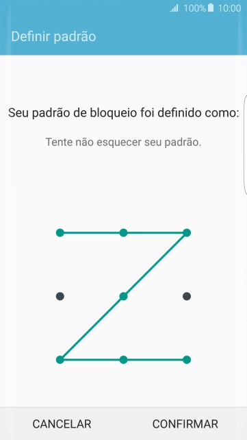 Repita o código do celular selecionado, e pressione CONFIRMAR. Repita o código do celular selecionado, e pressione CONFIRMAR.