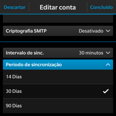 Pressione a configuração desejada. Pressione a configuração desejada.