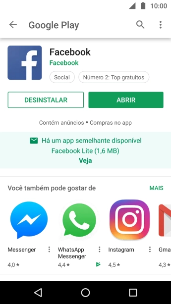 Pressione a tecla de início para finalizar e voltar à tela inicial. Pressione a tecla de início para finalizar e voltar à tela inicial.