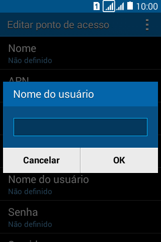 Digite tim e pressione OK. Digite tim e pressione OK.
