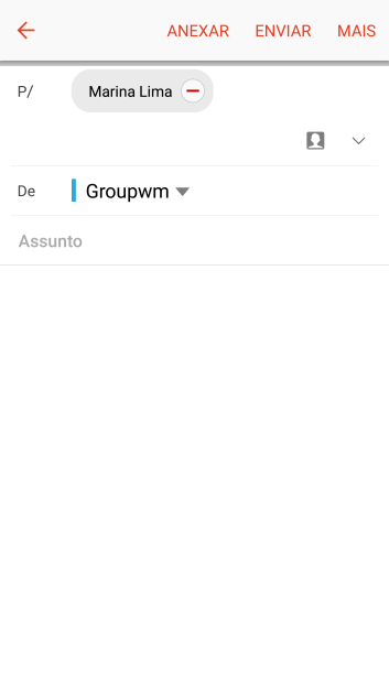 Pressione Assunto, e digite o assunto desejado. Pressione Assunto, e digite o assunto desejado.