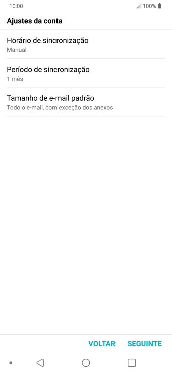 Pressione Horário de sincronização. Pressione Horário de sincronização.