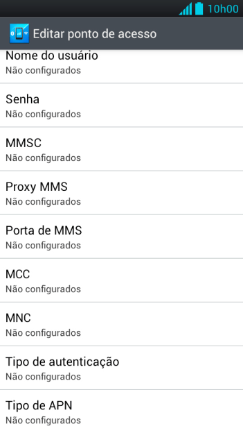 Pressione Proxy MMS. Pressione Proxy MMS.