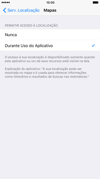 Pressione a configuração desejada para ativar ou desativar a função. Pressione a configuração desejada para ativar ou desativar a função.