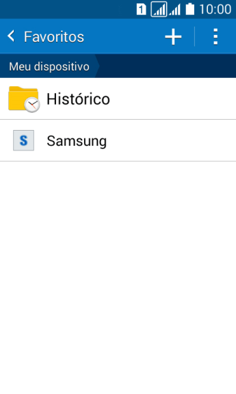 Pressione o favorito desejado. Pressione o favorito desejado.