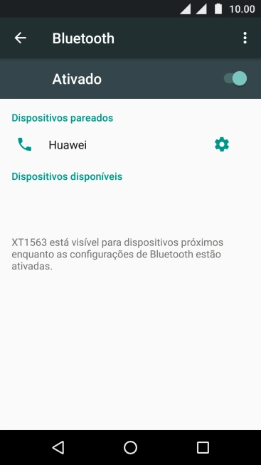 Pressione a tecla de início para finalizar e voltar à tela inicial. Pressione a tecla de início para finalizar e voltar à tela inicial.
