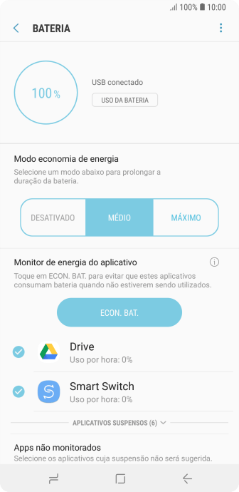 Pressione a tecla de início para finalizar e voltar à tela inicial. Pressione a tecla de início para finalizar e voltar à tela inicial.