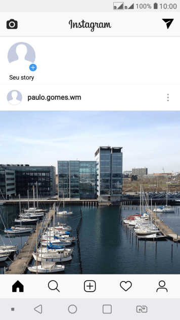 Pressione o ícone de busca. Pressione o ícone de busca.