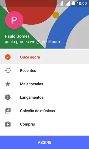 Pressione Coleção de músicas. Pressione Coleção de músicas.
