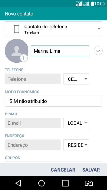 Pressione o ícone de foto. Pressione o ícone de foto.