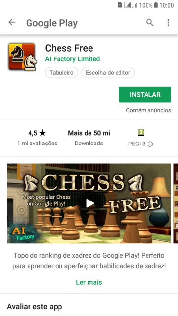 Pressione INSTALAR, e siga as indicações da tela para instalar o app. Pressione INSTALAR, e siga as indicações da tela para instalar o app.
